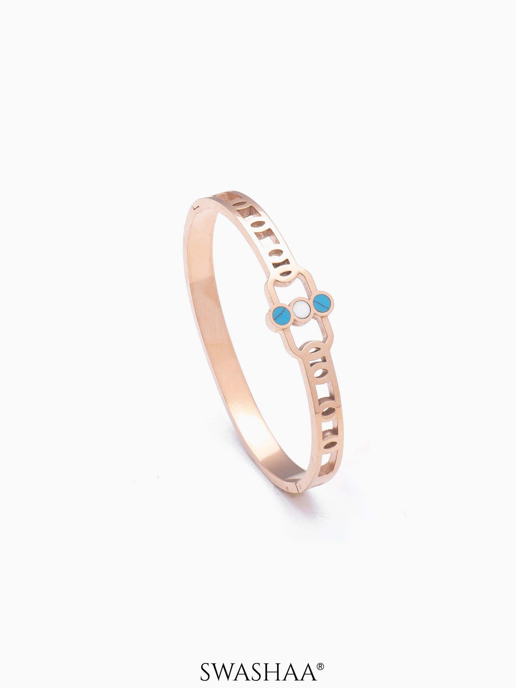 Hylee Rosegold Plated Bracelet