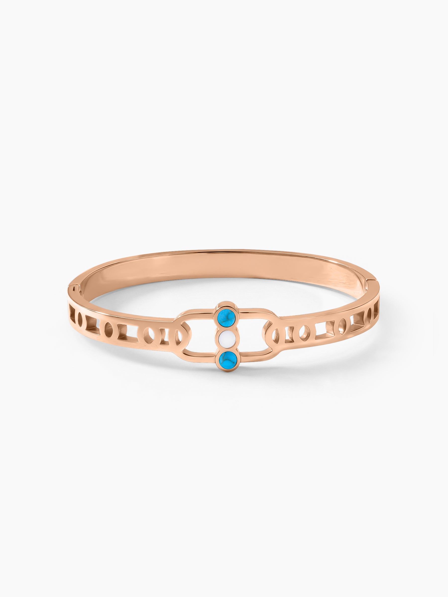 Hylee Rosegold Plated Bracelet