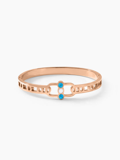 Hylee Rosegold Plated Bracelet
