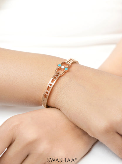 Hylee Rosegold Plated Bracelet