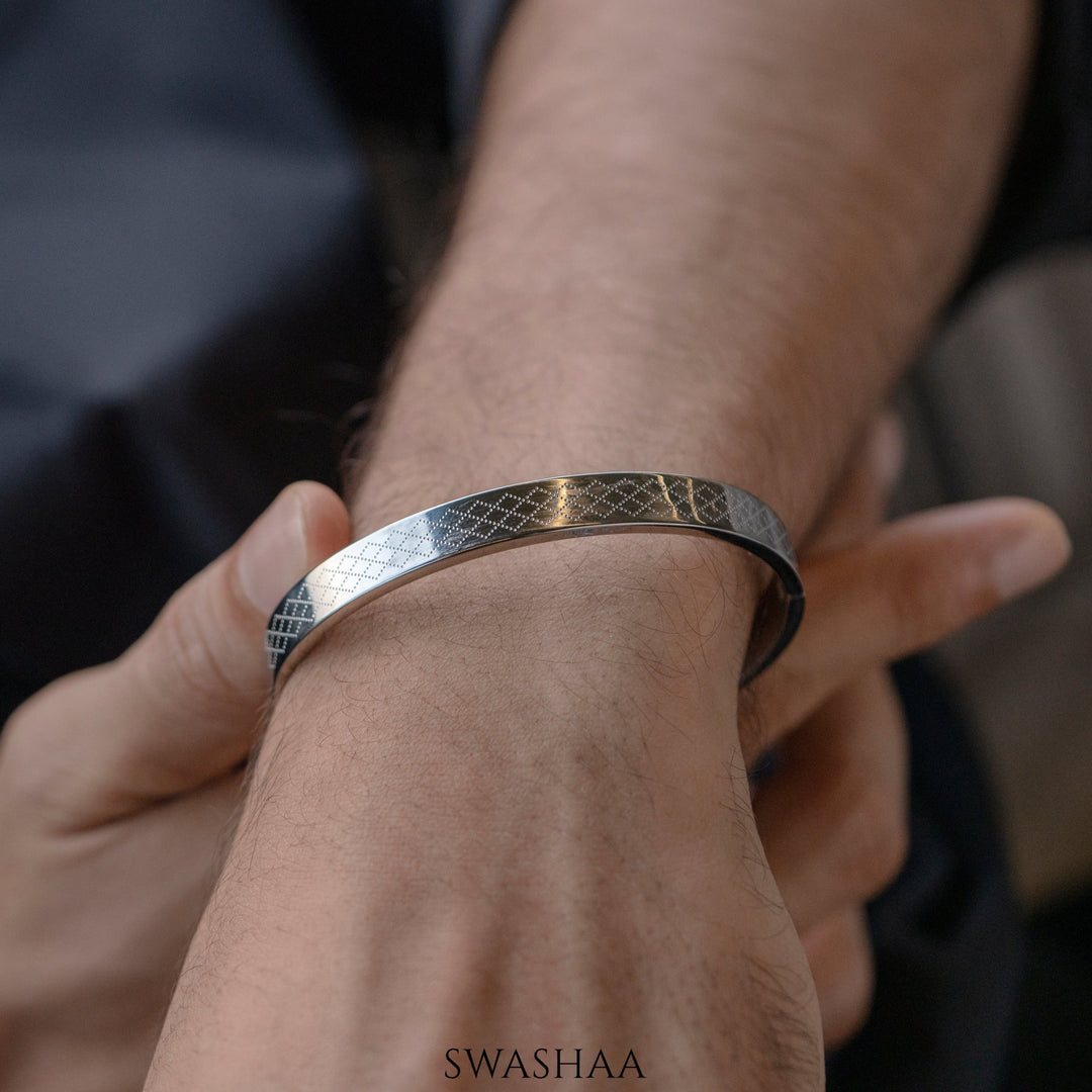 Ian Men's Kada Silver