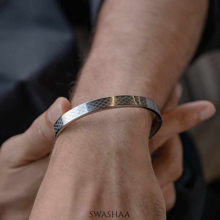 Ian Men's Kada Silver
