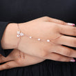 Dakshi Rosegold Plated Ring Bracelet Rosegold