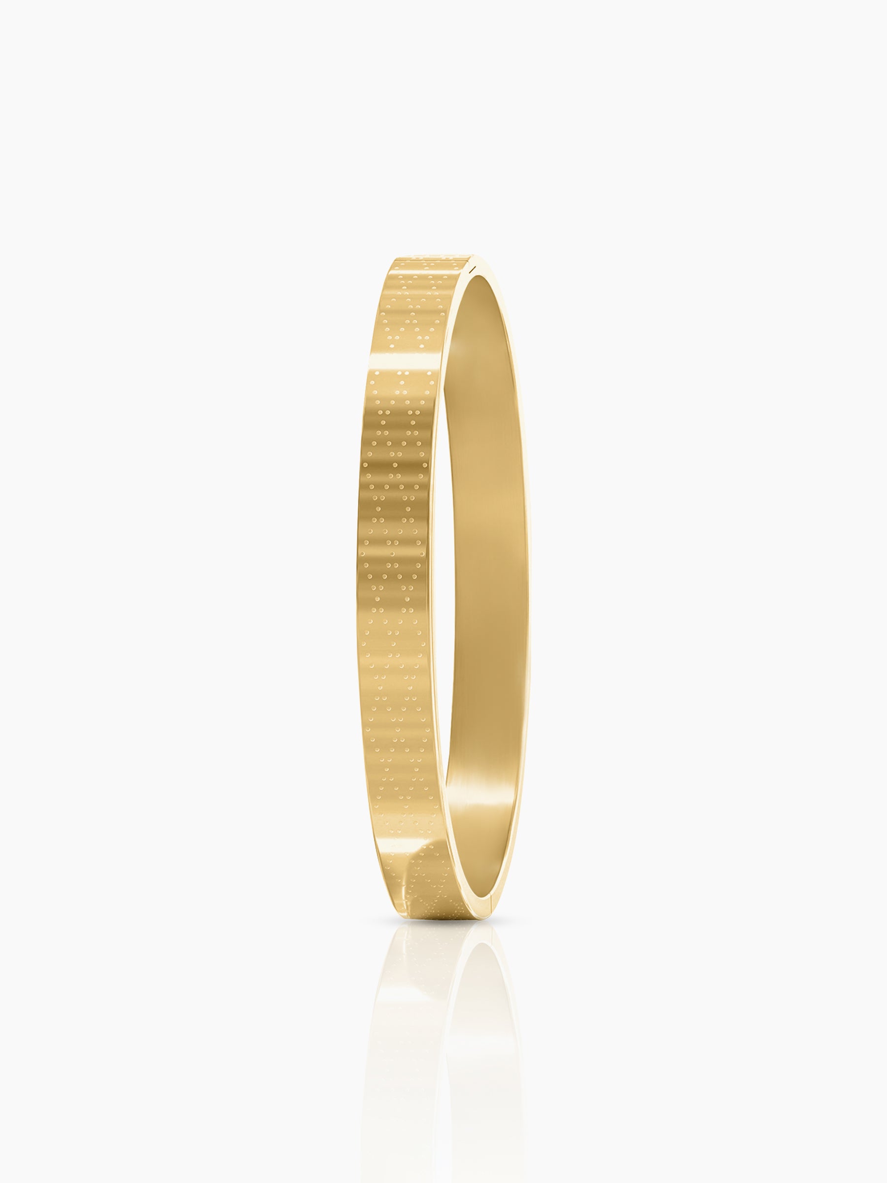 Ian 18K Gold Plated Men's Kada Gold