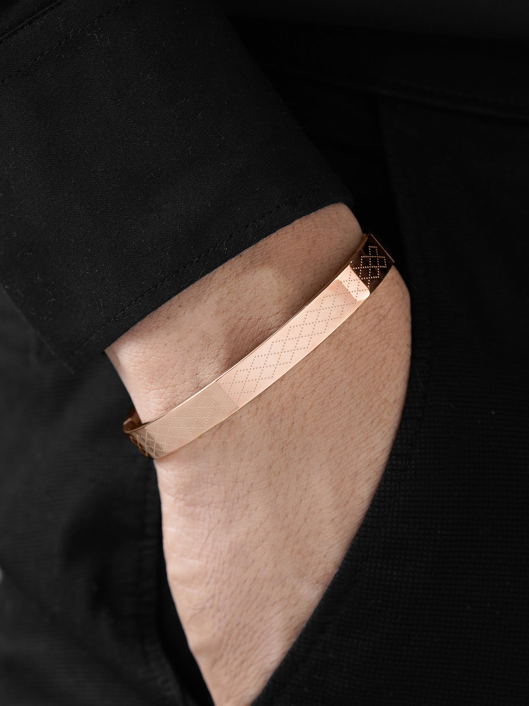 Ian Rosegold Men's Kada