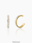 Imara 18K Gold Plated Hoop Earrings Gold