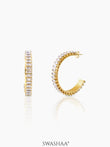Imara 18K Gold Plated Hoop Earrings Gold