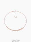 Imperia Rosegold Plated Choker Rosegold