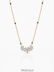 Inaaya Floral Cluster Mangalsutra 18K Gold-Plated