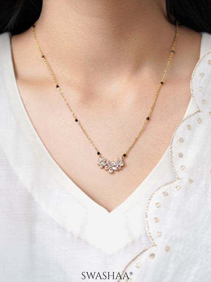 Inaaya Floral Cluster Mangalsutra