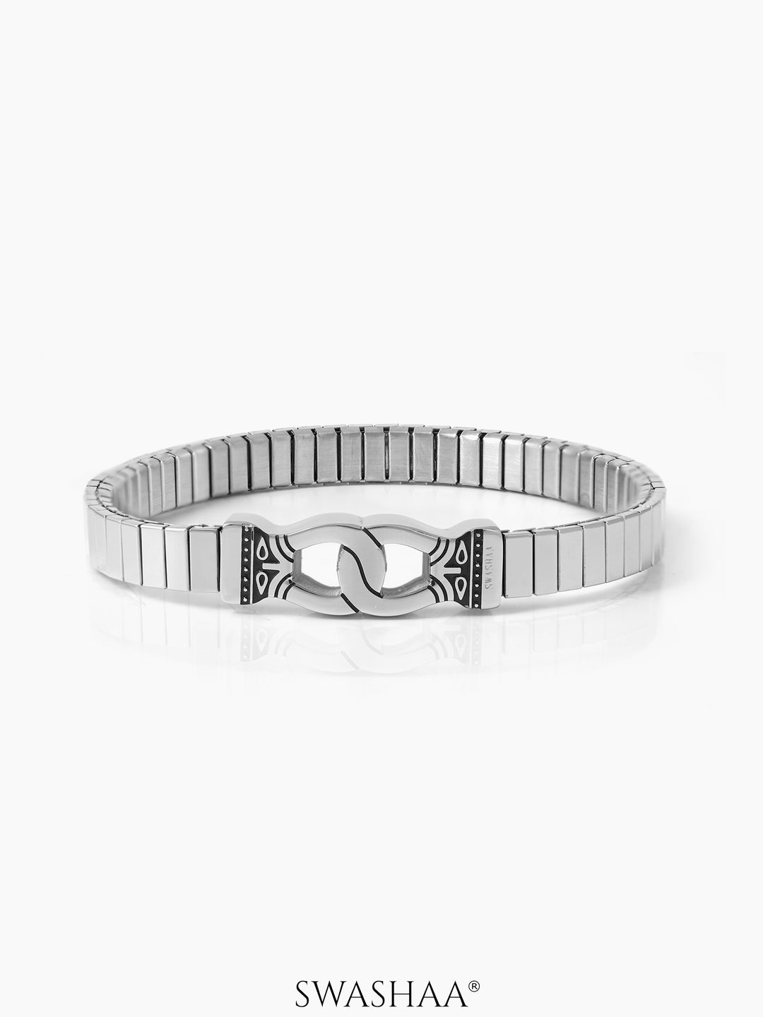 Infinity Forge Men's Bracelet Silver