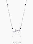 Infinity Diamond Silver Mangalsutra Silver