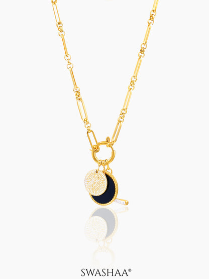 Selene Charms 18K Gold Plated Necklace Gold