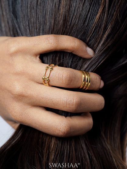 Irya 18K Gold Plated Ring