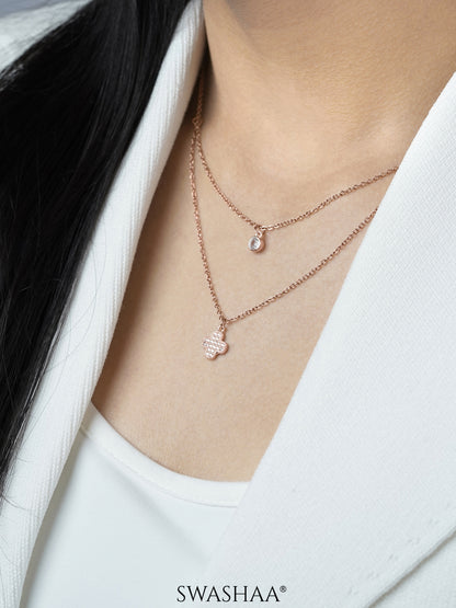It Girl Rosegold Plated Necklace