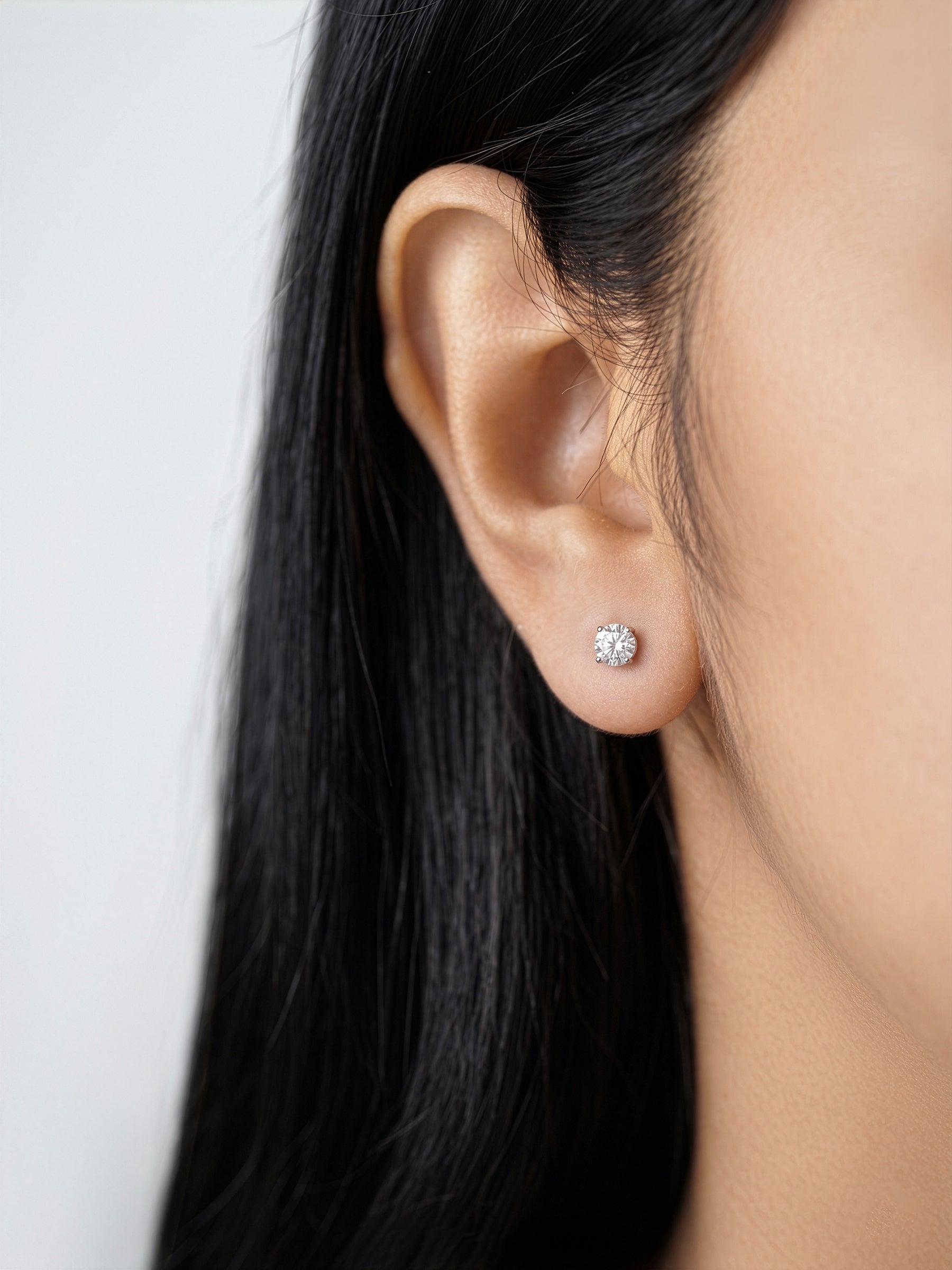Ivonna Diamond 18K Gold Plated Women's Stud Earrings