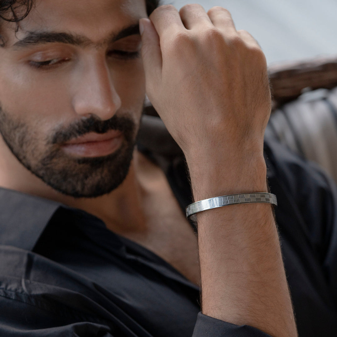 Jax Men's Kada Silver