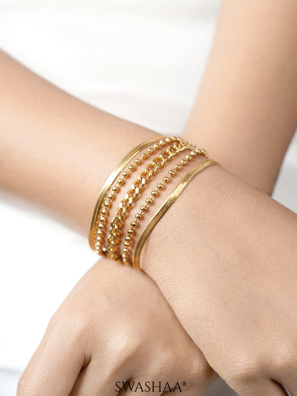 Janet 18K Gold Plated Bracelet