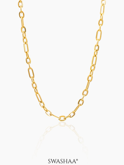 January 18K Gold Plated Chain Gold