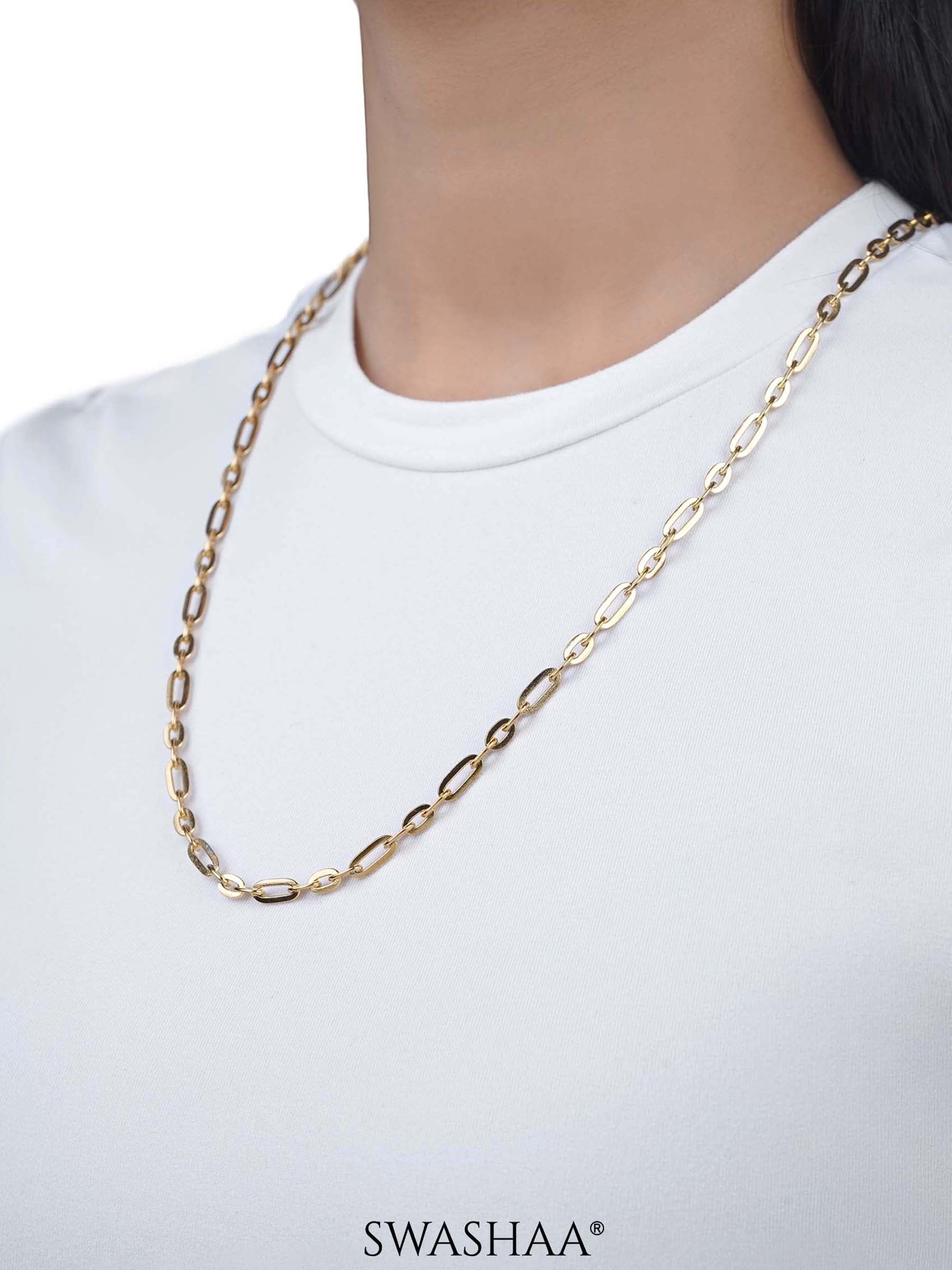 January 18K Gold Plated Chain
