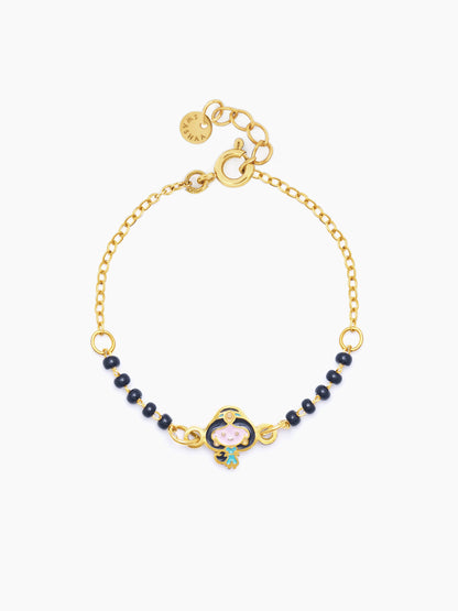 Jasmine's Charm 18K Gold Plated Kid's Nazariya Bracelet Gold