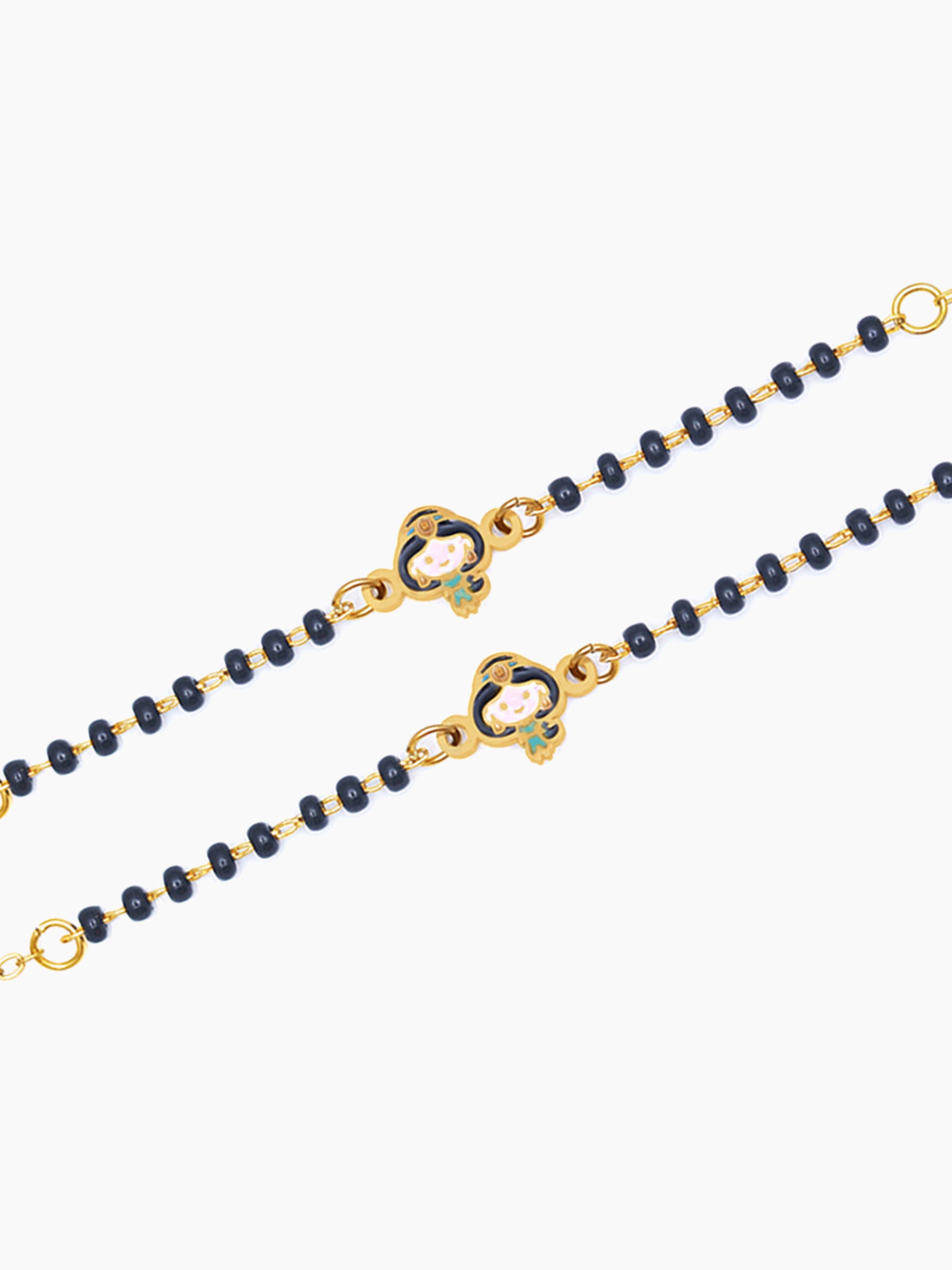 Jasmine's Charm 18K Gold Plated Kid's Nazariya Bracelet