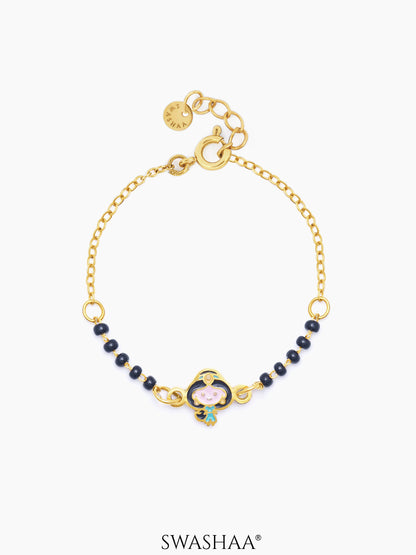 Jasmine's Charm 18K Gold Plated Kid's Nazariya Bracelet Gold