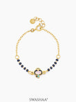 Jasmine's Charm 18K Gold Plated Kid's Nazariya Bracelet Gold