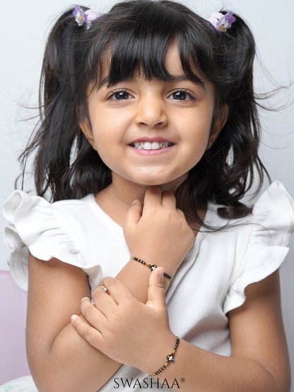 Jasmine's Charm 18K Gold Plated Kid's Nazariya Bracelet