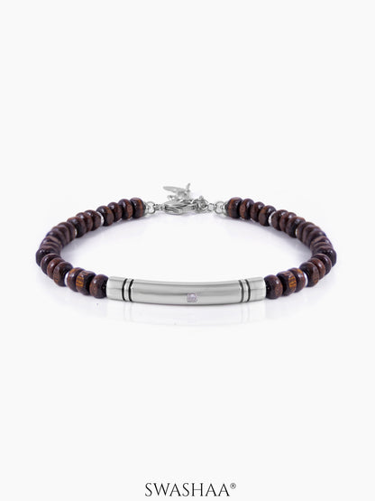 Jasper Men's Bracelet Silver