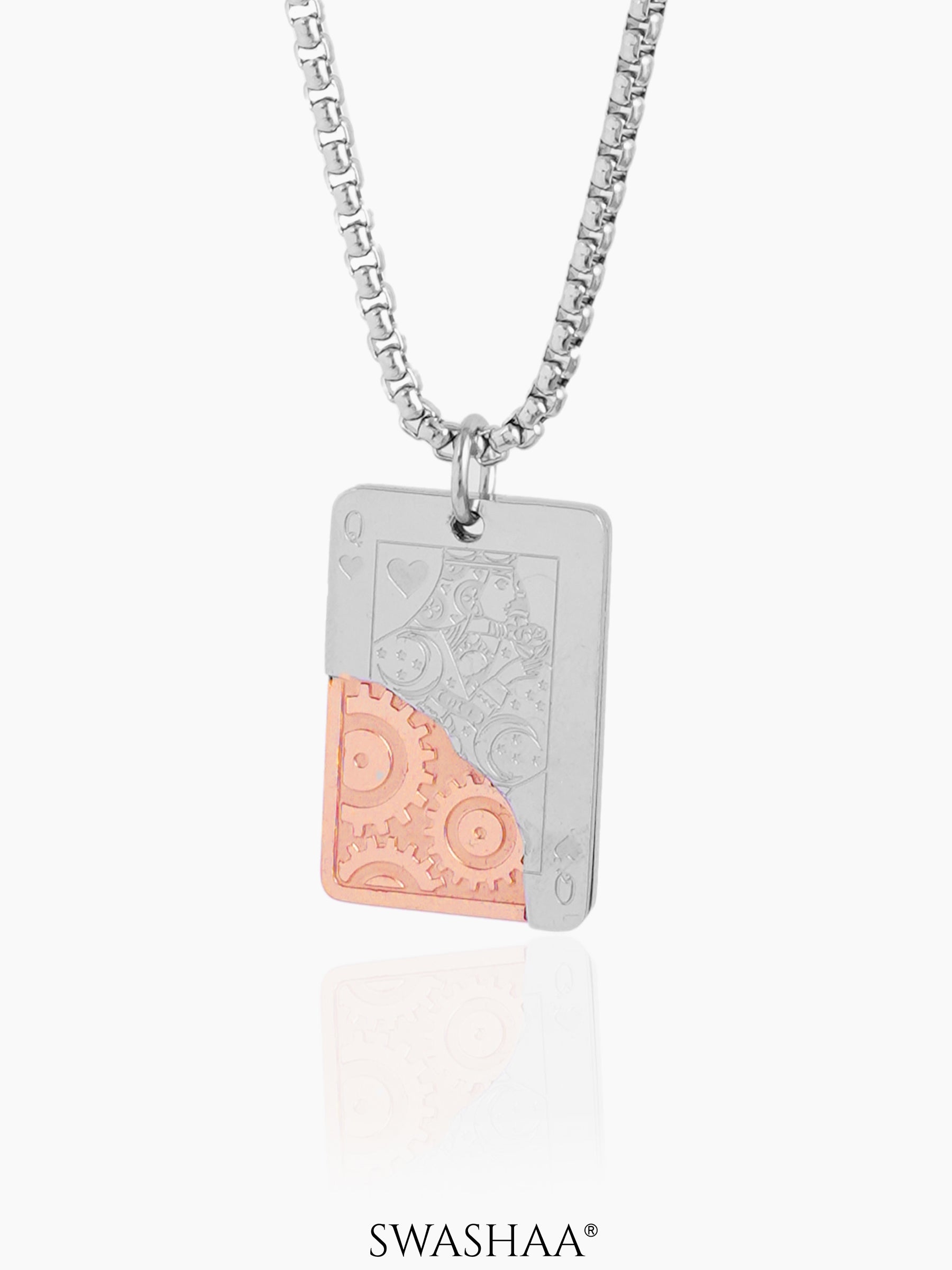 Javier Men's Chain Pendant Silver