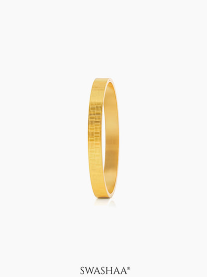 Jax Men's Kada 18K Gold Plated