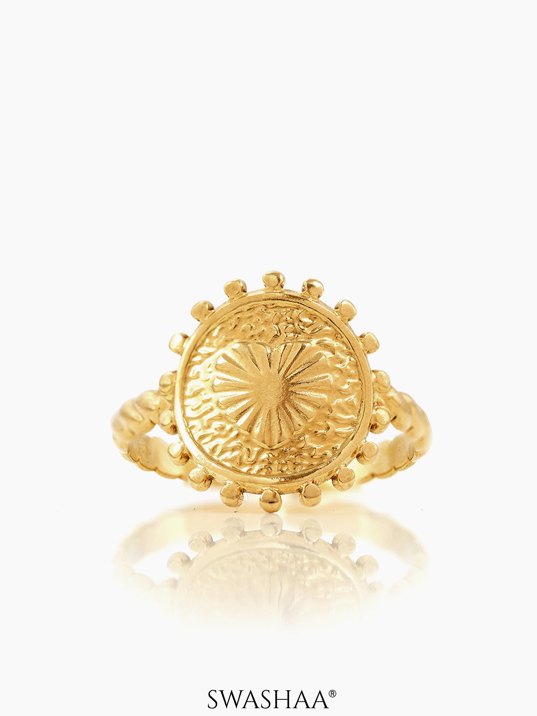 Jemima 18K Gold Plated Ring Gold
