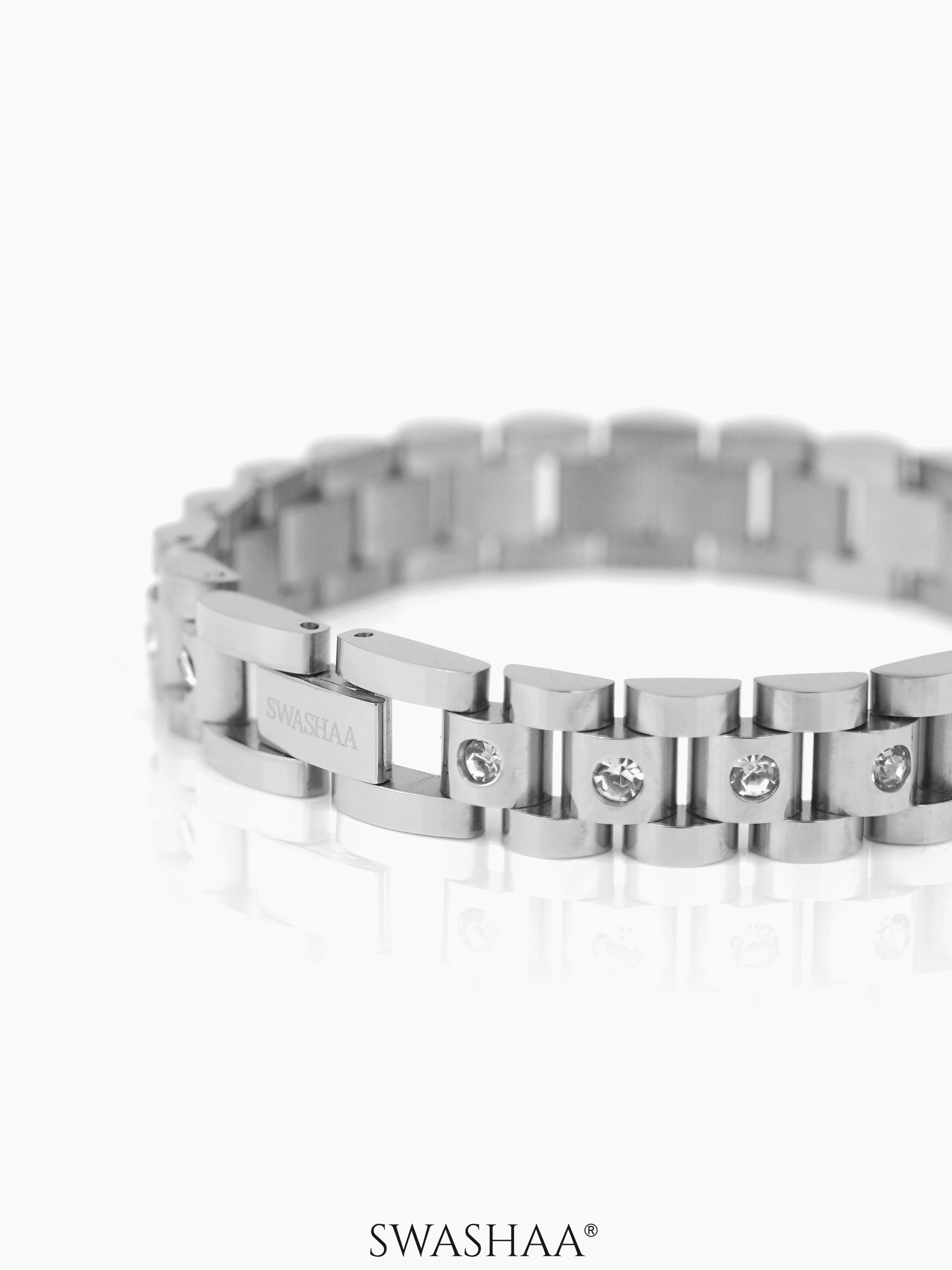 Jenelina Diamond Women's Watch Belt Bracelet