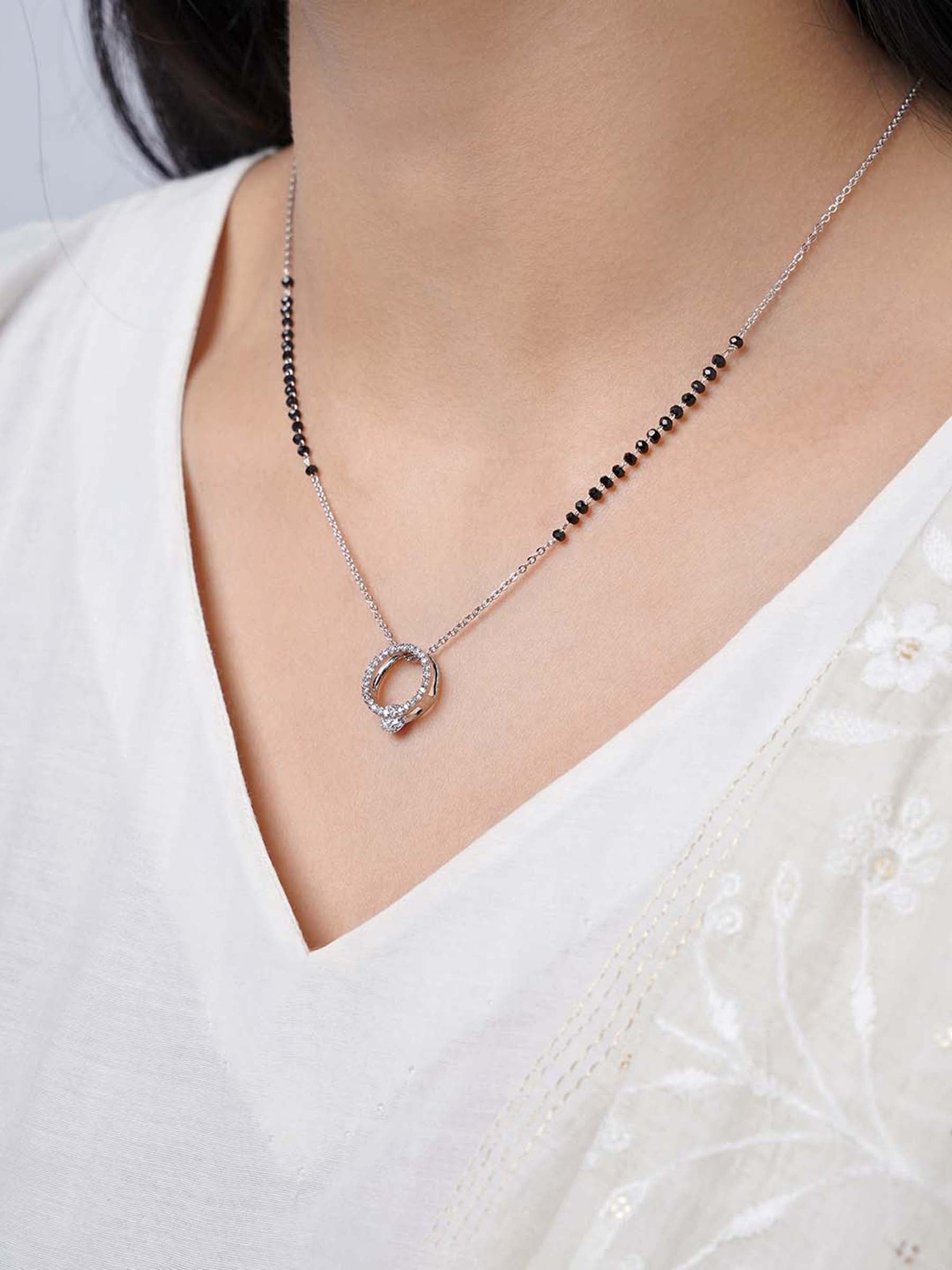 Jiya Silver Mangalsutra