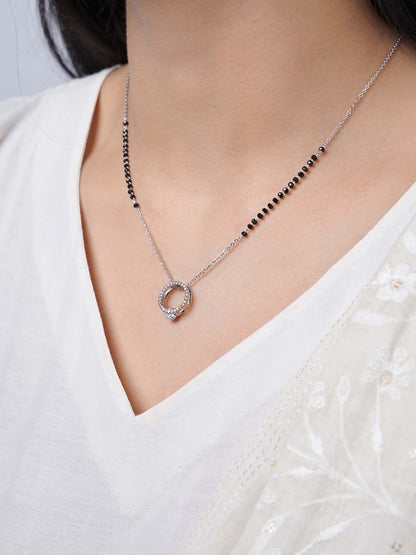 Jiya Silver Mangalsutra