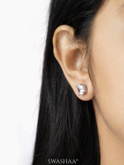 Kael Solitaire Women's Stud Earrings