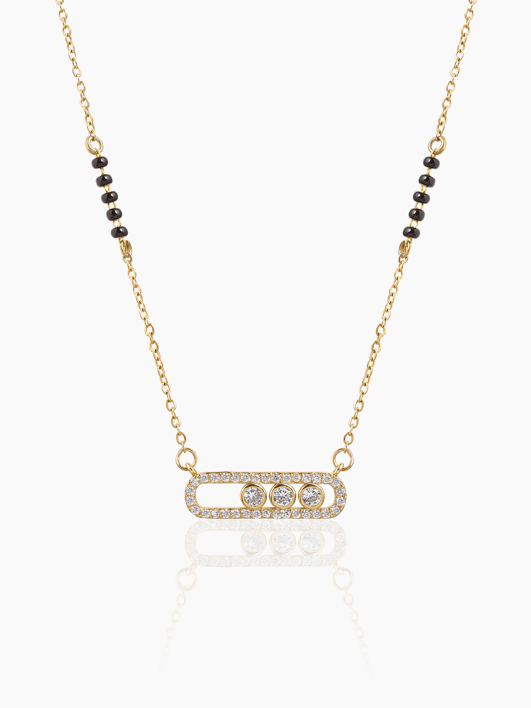 Kaela Trio 14K Gold Plated Mangalsutra