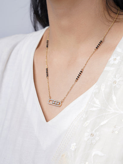 Kaela Trio 14K Gold Plated Mangalsutra