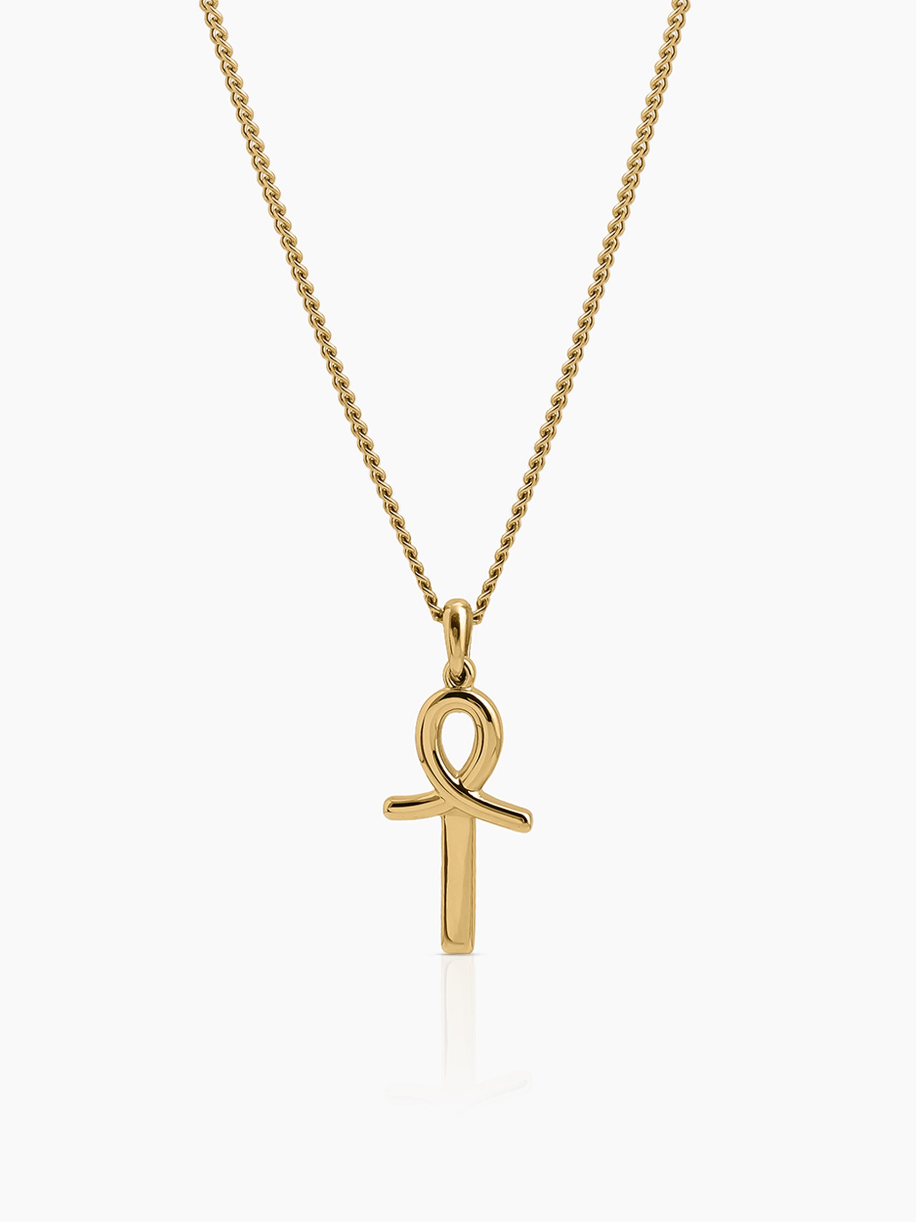 Kaevor Ankh 18K Gold Plated Men’s Chain Pendant Gold