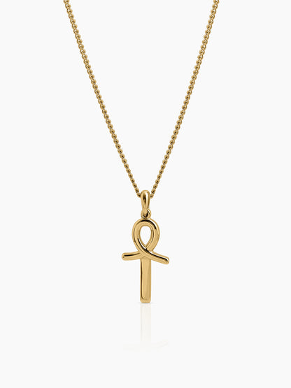Kaevor Ankh 18K Gold Plated Men’s Chain Pendant Gold