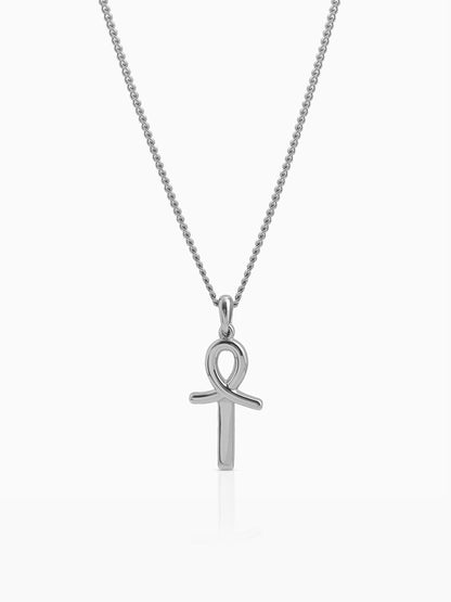 Kaevor Ankh Silver Men’s Chain Pendant Silver