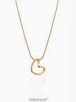 Kaira Holo Heart Necklace 18K Gold Plated