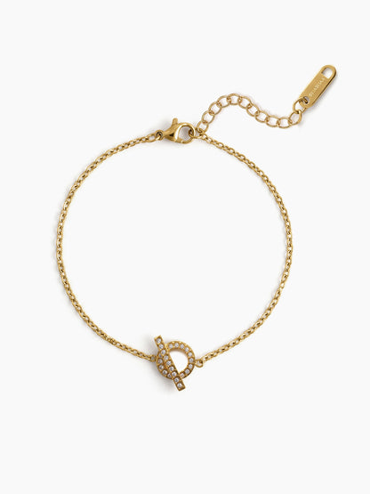 Kairav Diamond 18K Gold Plated Rakhi Gold