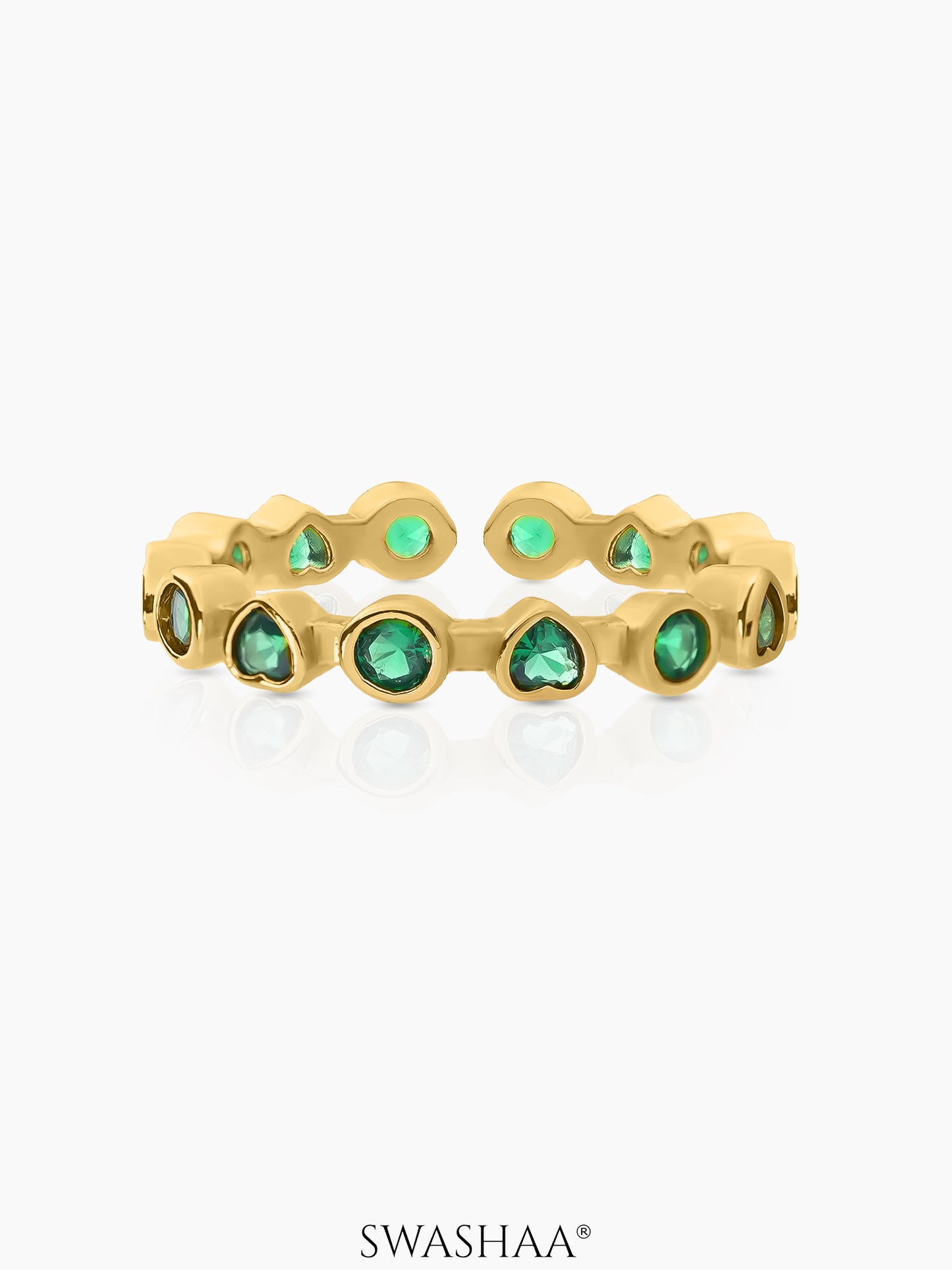 Katherine 18K Gold Plated Band Ring