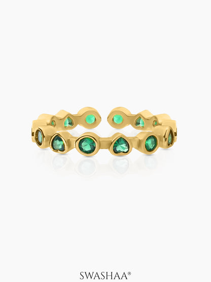 Katherine 18K Gold Plated Band Ring