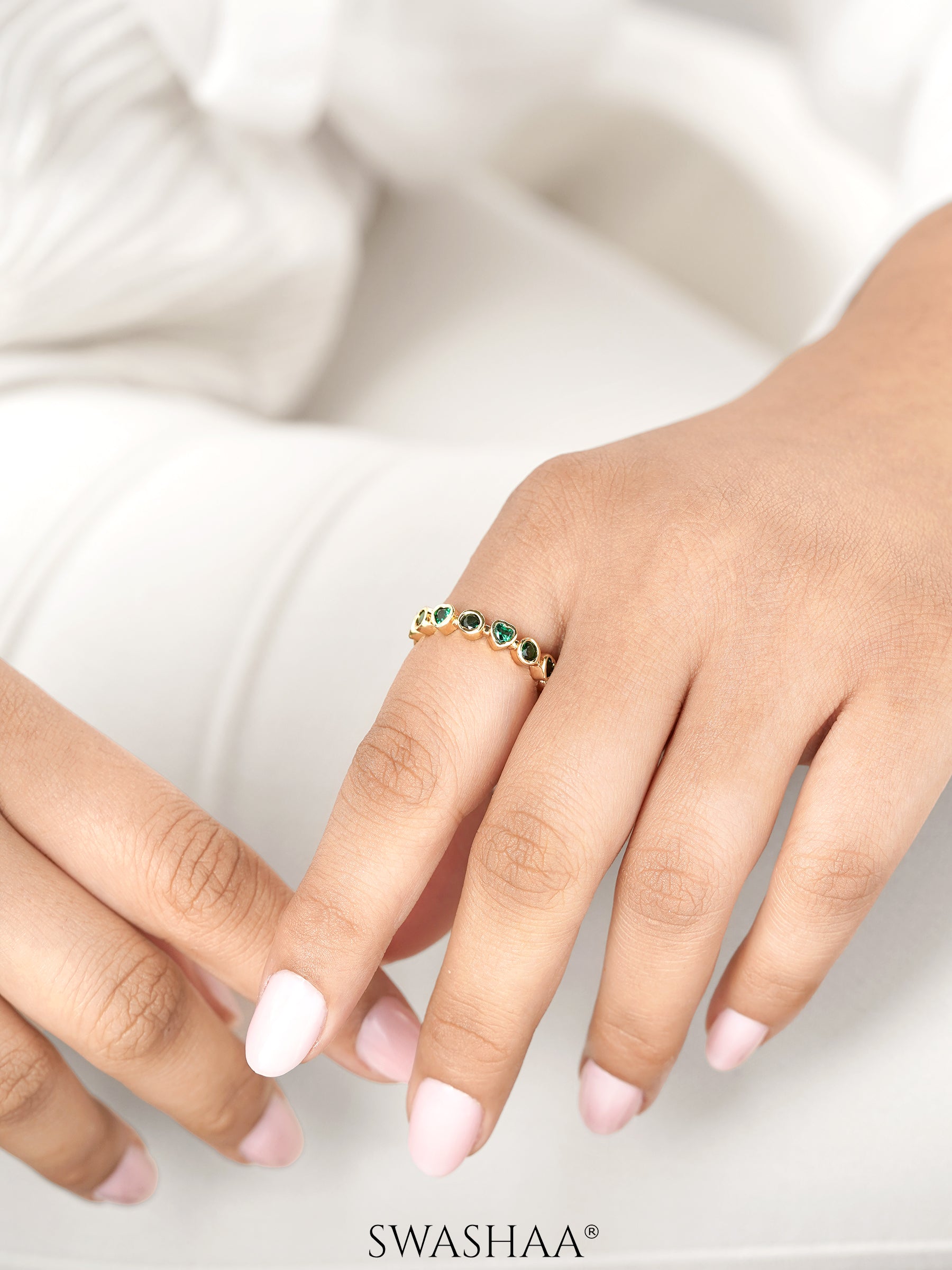 Katherine 18K Gold Plated Band Ring