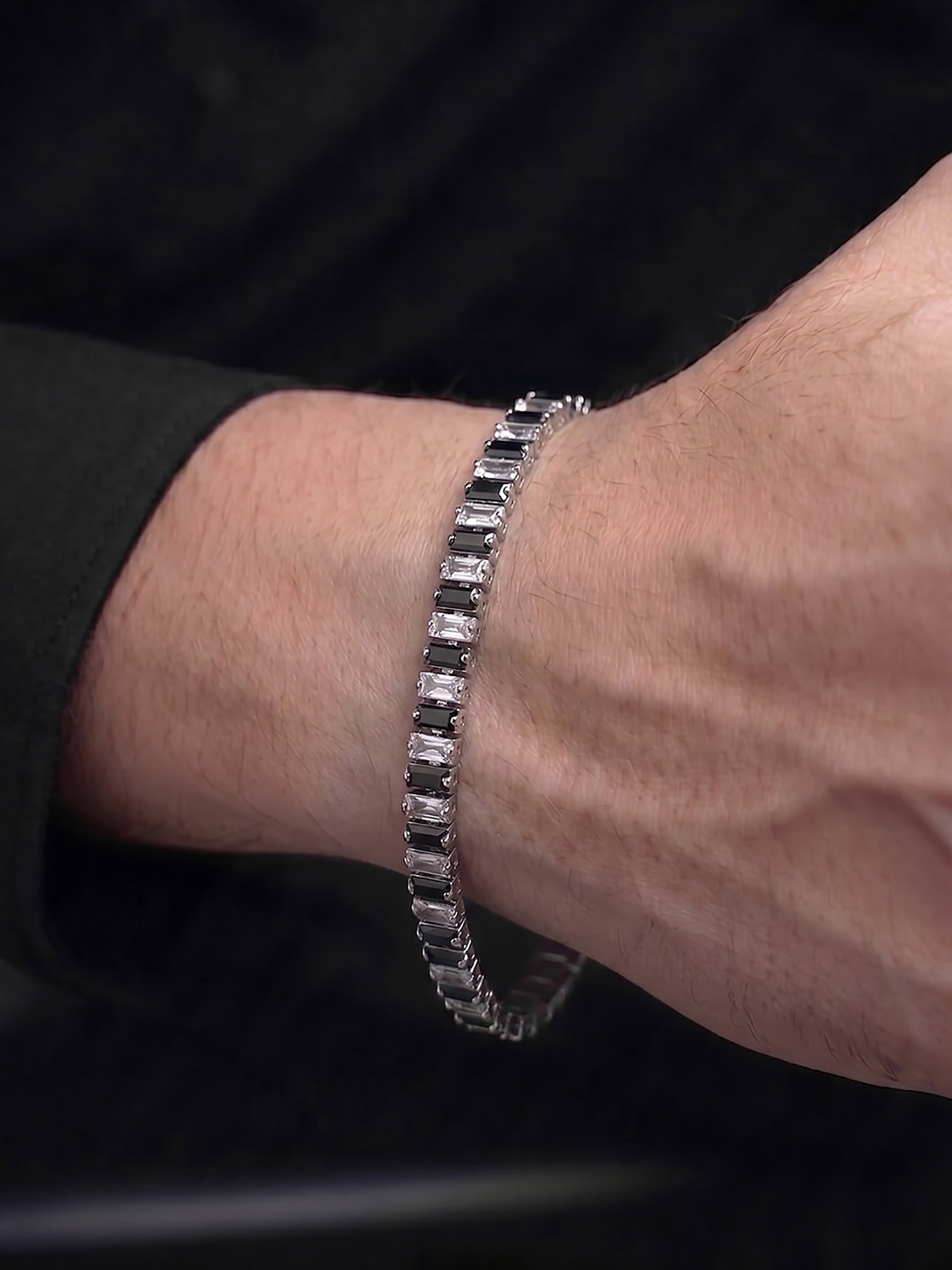 Kelora Diamond Tennis Men's Bracelet