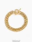 Kian Link Layered 18K Gold Plated Bracelet 18K Gold Plated