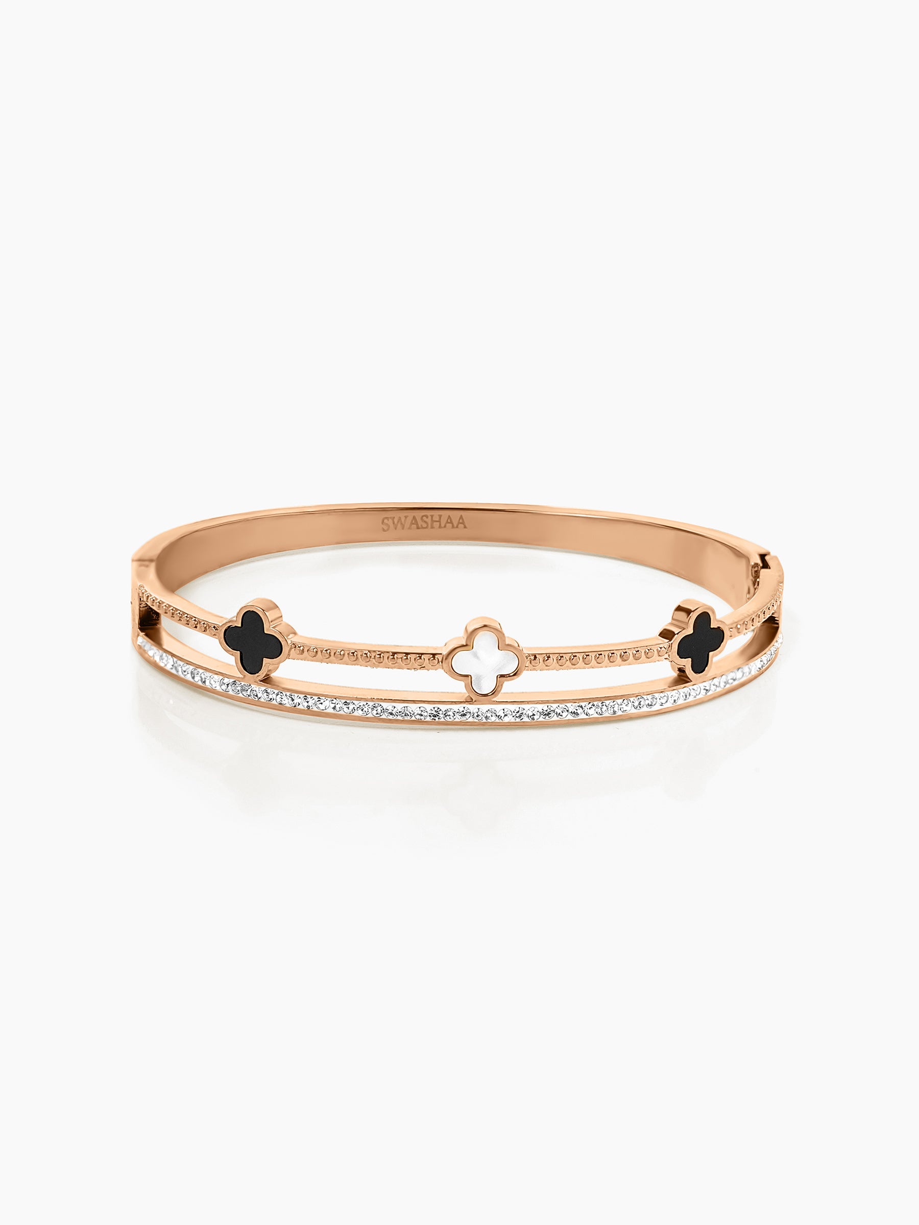 Kinsley Clover Rosegold Bracelet